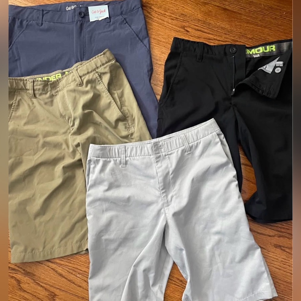 Under Armour boys Shorts - Navy, Black, Khaki, Light Gray